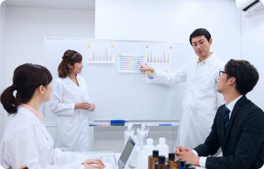 測定内容のご確認・お打ち合わせの様子